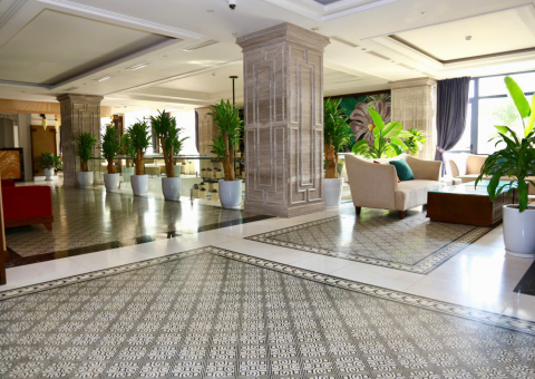 Gạch bông cao cấp Secoin tại Ninh Bình Hidden Charm Hotel&Resort
